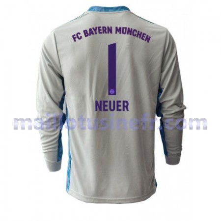Maillot de Foot Bayern Munich Manuel Neuer 1 Gardien Troisième 2020-21 Manches Longues